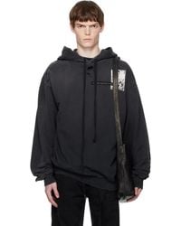 Ann Demeulemeester - ブラック High Comfort フーディ - Lyst