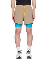7 DAYS ACTIVE - Taupe Two-in-one Shorts - Lyst