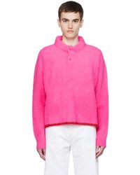 Jacquemus - Polo Neve Brushed-knit Sweater - Lyst