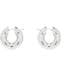 C.Chesnais - Wave Blow Hoop Earrings - Lyst