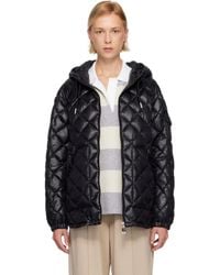 Moncler - Diamond-Quilted Hooded Short Down Jacket - Lyst