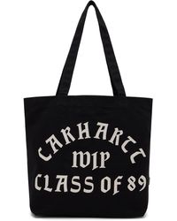 Carhartt - Cabas noir en canevas à logos modifiés - Lyst