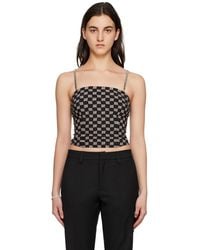 MISBHV - Black Monogram Tank Top - Lyst
