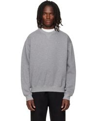 Jil Sander - Cotton Crew-Neck Sweatshirt - Lyst