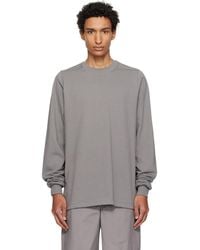 Rick Owens - Tower Short Crewneck Ls Sweatshirt - Lyst