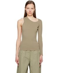 Paris Georgia Basics - Khaki Moon Long Sleeve T-Shirt - Lyst