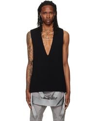 Rick Owens - Tower Knit V Tank Top - Lyst