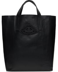 Vivienne Westwood - ブラック ミディアム Sarah レザー トートバッグ - Lyst