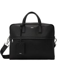 BOSS - Foil-Print Logo Briefcase - Lyst