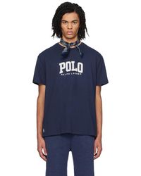 Polo Ralph Lauren - ネイビー グラフィックtシャツ - Lyst