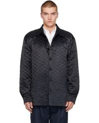 Dries Van Noten - Ssense Exclusive Quilted Silk Jacket - Lyst