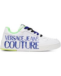 Versace - Baskets starlight blanches à logos - Lyst
