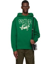 Valentino - Cotton 'Panther' Print Hoodie - Lyst