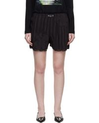 OPEN YY Boxer Shorts Camp Mini Skort in Black | Lyst
