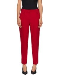 Versace - Grain De Poudre Wool Trousers - Lyst