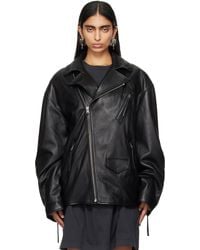 Acne Studios - パデッド レザージャケット - Lyst