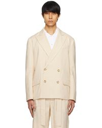 Commas - Off- Double-breasted Blazer - Lyst