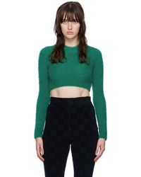Ambush - Col roulé vert à poils longs - Lyst
