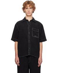 Amiri - Script Linen Shirt - Lyst