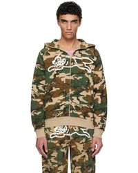 ICECREAM - Khaki Running Dog Woodland Camo Hoodie - Lyst