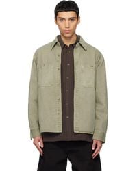 LE17SEPTEMBRE - Garment-Dyed Denim Shirt - Lyst