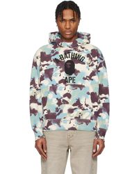 A Bathing Ape - Map Camo Pullover Hoodie - Lyst