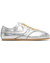 Dries Van Noten メタリック ウェッジミュール ブラウン | Lyst