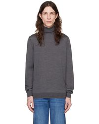 A.P.C. - . Gray Dundee Turtleneck - Lyst