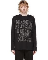 Moncler - Logo Long Sleeve T-shirt - Lyst