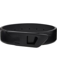 DIESEL - 4Cm Leather Belt - Lyst