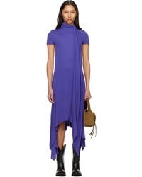 Acne Studios - Layered Midi Dress - Lyst