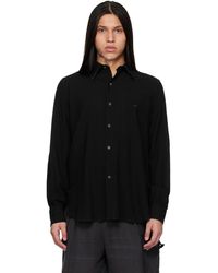 Maison Margiela - Virgin Wool Long-Sleeved Shirt - Lyst