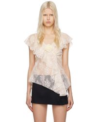 Sandy Liang - Off- Torino Blouse - Lyst