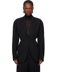 Mugler - Cinched Blazer - Lyst
