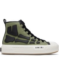 Amiri - Khaki Skel Court Hi Sneakers - Lyst