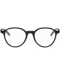 Montblanc - Black Round Glasses - Lyst