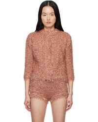 Simone Rocha - Tinsel Knit Cardigan - Lyst