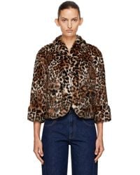Marc Jacobs - Faux Fur Leopard Jacket - Lyst