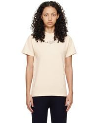 Sporty & Rich - Off-white Wimbledon Cropped T-shirt - Lyst