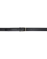 Totême - Toteme Black Slim Leather Belt - Lyst
