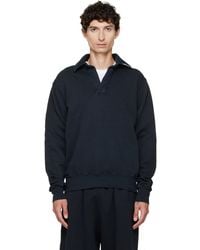 Les Tien - Heavyweight Moto Back Polo - Lyst