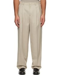 LE17SEPTEMBRE - Two Tuck Wool Trousers - Lyst