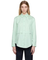 MM by Max Mara - Chemise glassa verte - Lyst