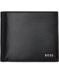 BOSS - Saffiano Bifold Wallet - Lyst