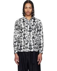 COMME DES GARÇON BLACK - Broad Filip Pagowski Print Shirt - Lyst