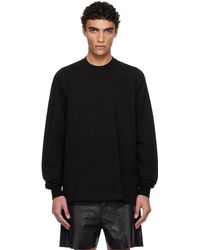 Rick Owens - Hollywood Short Crewneck Ls Sweatshirt - Lyst