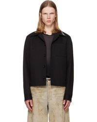 Amiri - Script Collar Shirt Jacket - Lyst