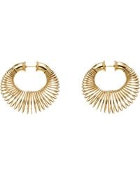 Alaïa - Small Spiral Hoop Earrings - Lyst