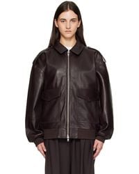 Frankie Shop - Viper Leather Jacket - Lyst