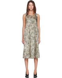 R13 - Sleeveless Midi Dress - Lyst
